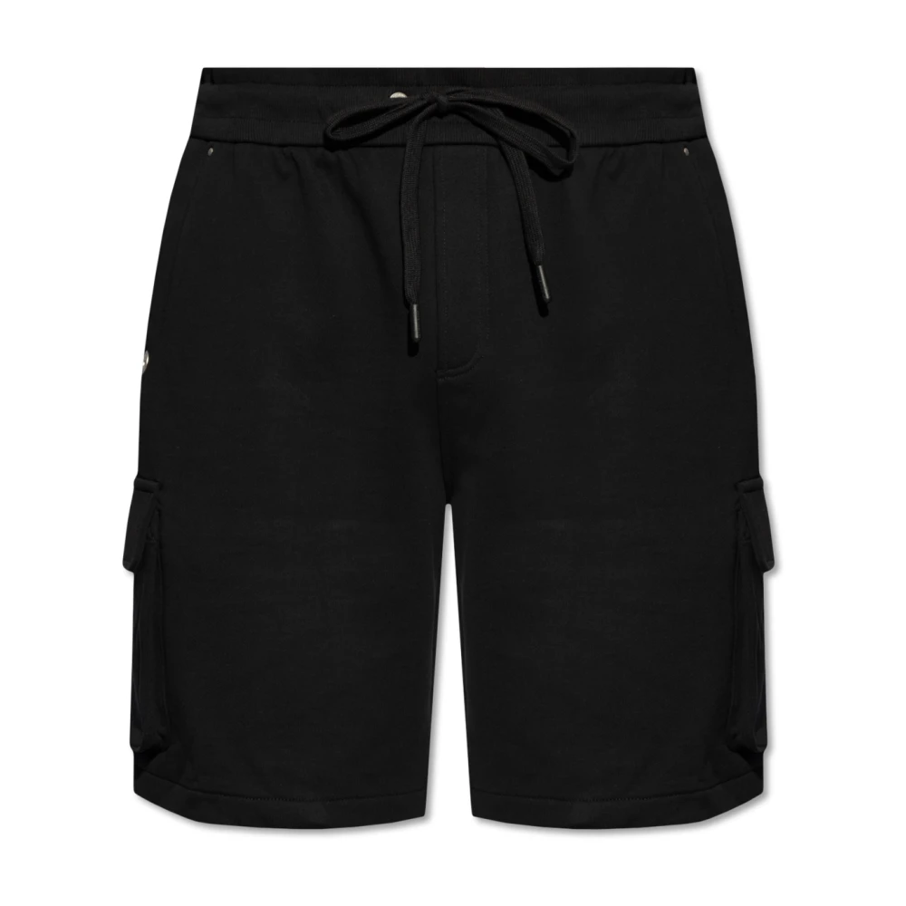 Moose Knuckles Shorts met logo Black Heren