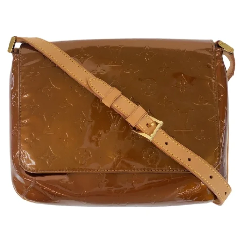 Louis Vuitton Vintage Pre-owned Leather crossbody-bags Brown Dames