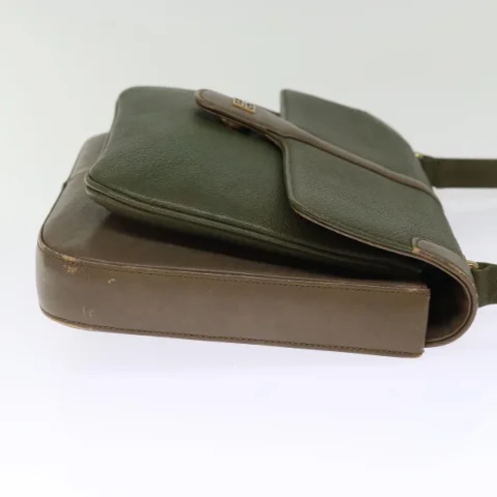 Givenchy Pre-owned Leather shoulder-bags Green Dames