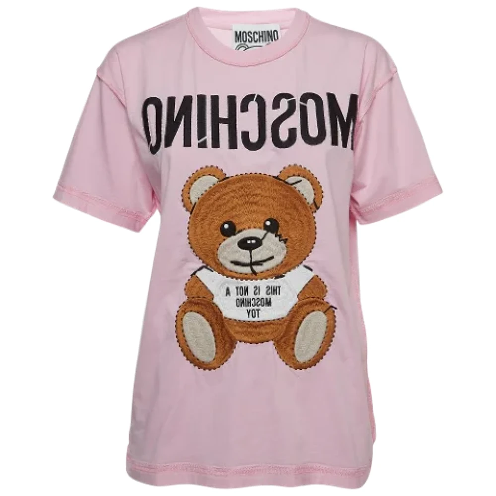 Moschino Pre-Owned Pre-owned Cotton tops Pink Dames