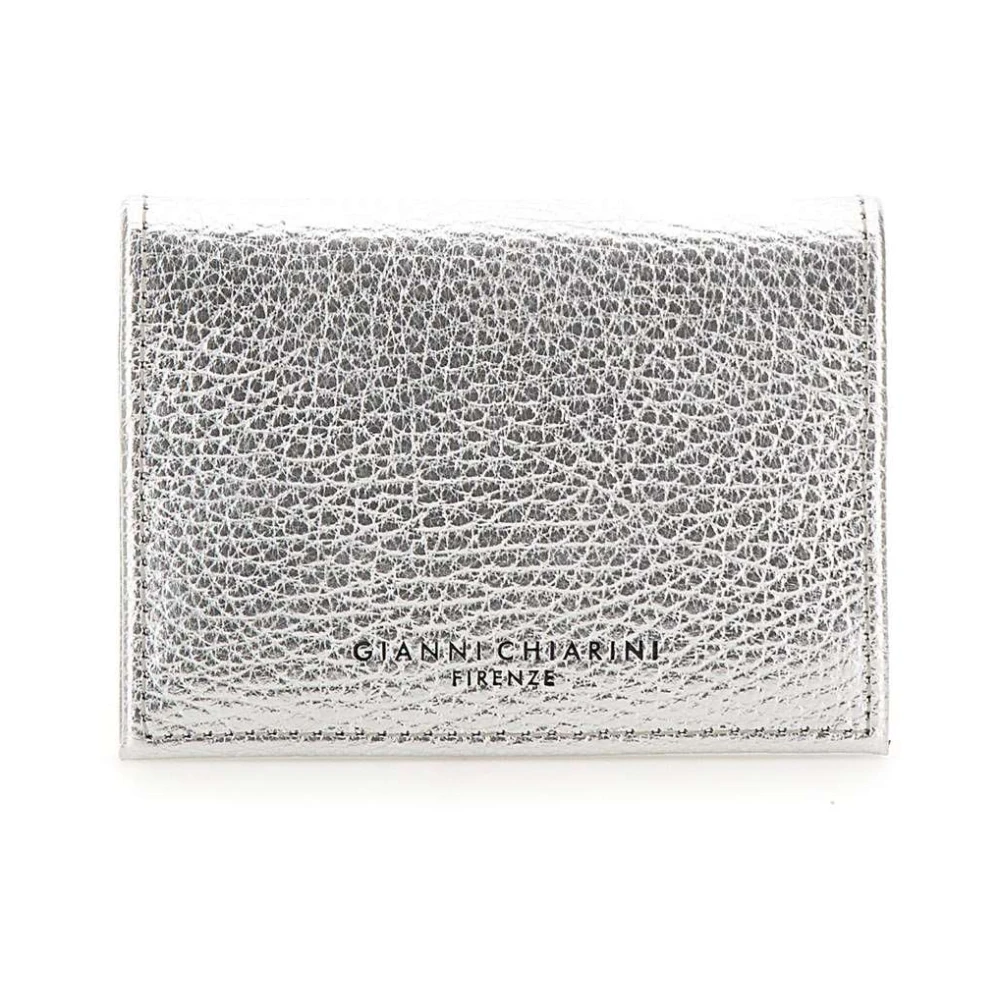 Gianni Chiarini Women's Gray Wallets & Cardholders, One Size, Dollaro Card Holder