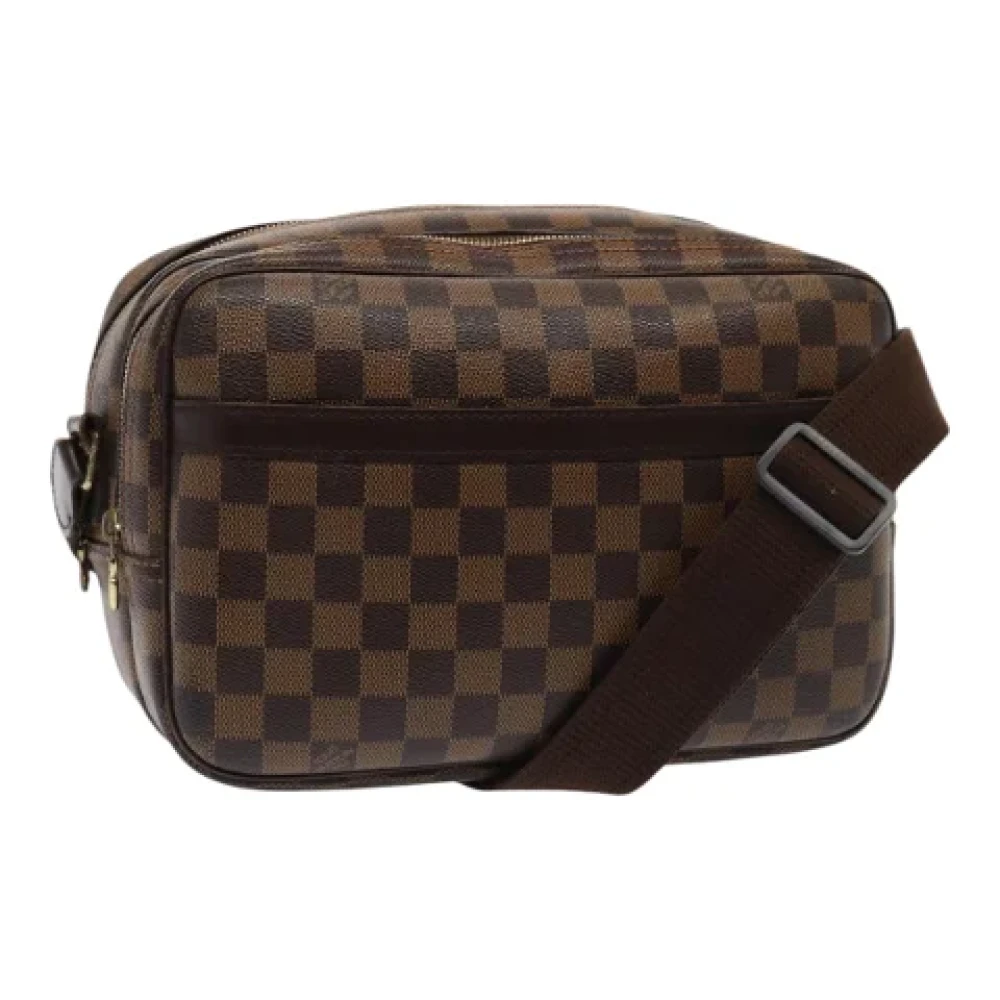 Louis Vuitton Vintage Pre-owned Canvas shoulder-bags Brown Dames
