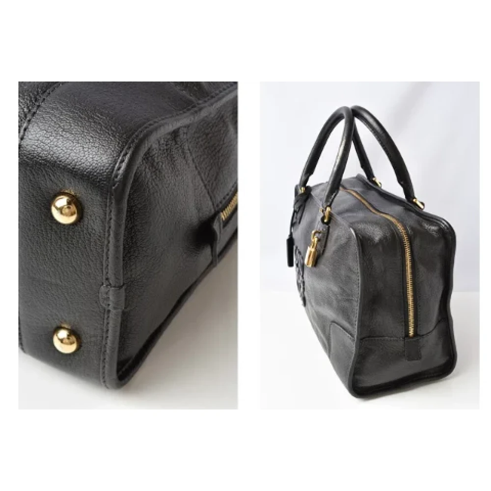 Loewe Pre-owned Leather handbags Black Dames