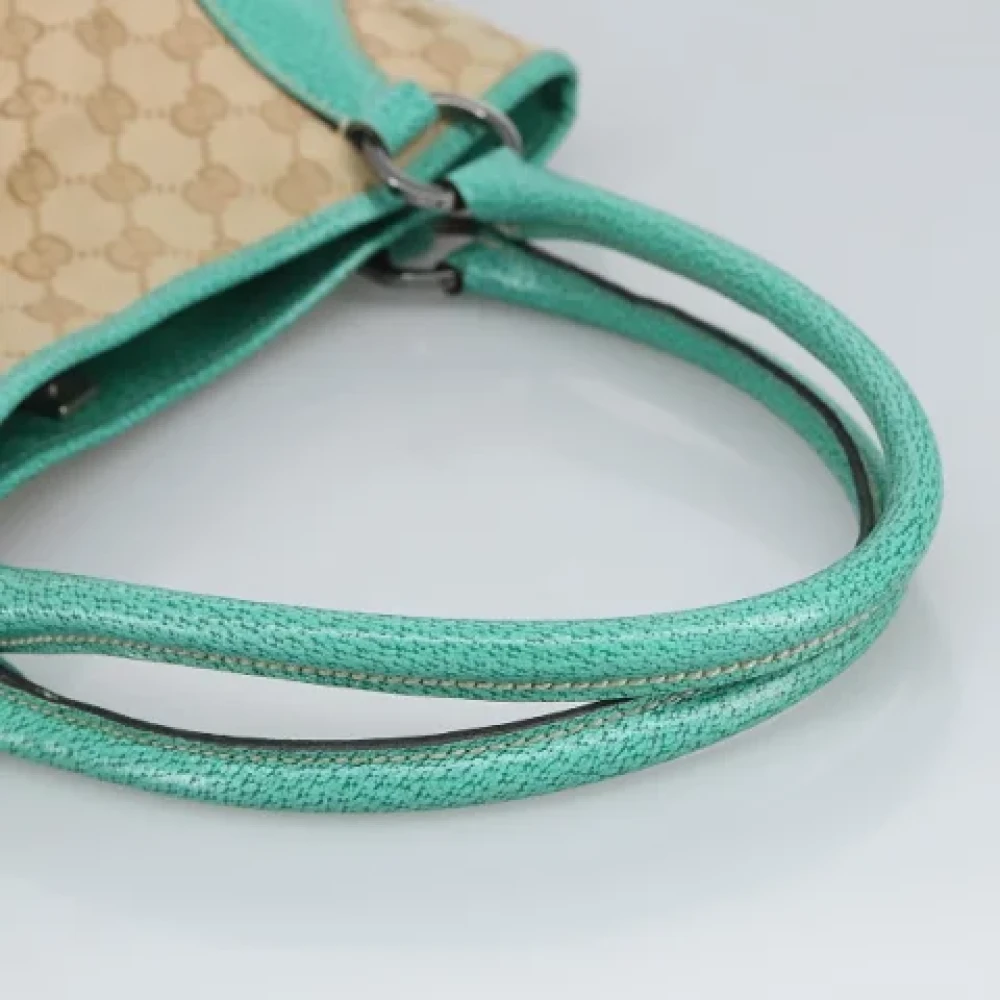Gucci Vintage Pre-owned Canvas handbags Beige Dames