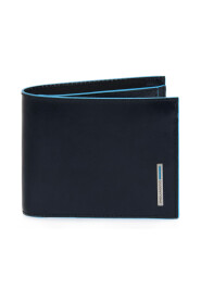 Niebieski portfel męski