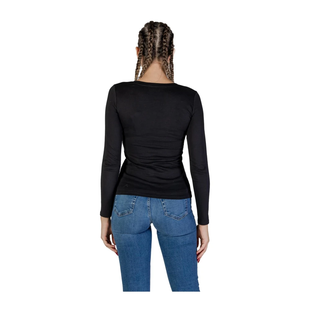 Guess Zwarte Longsleeve T-shirt Los Angeles Black Dames