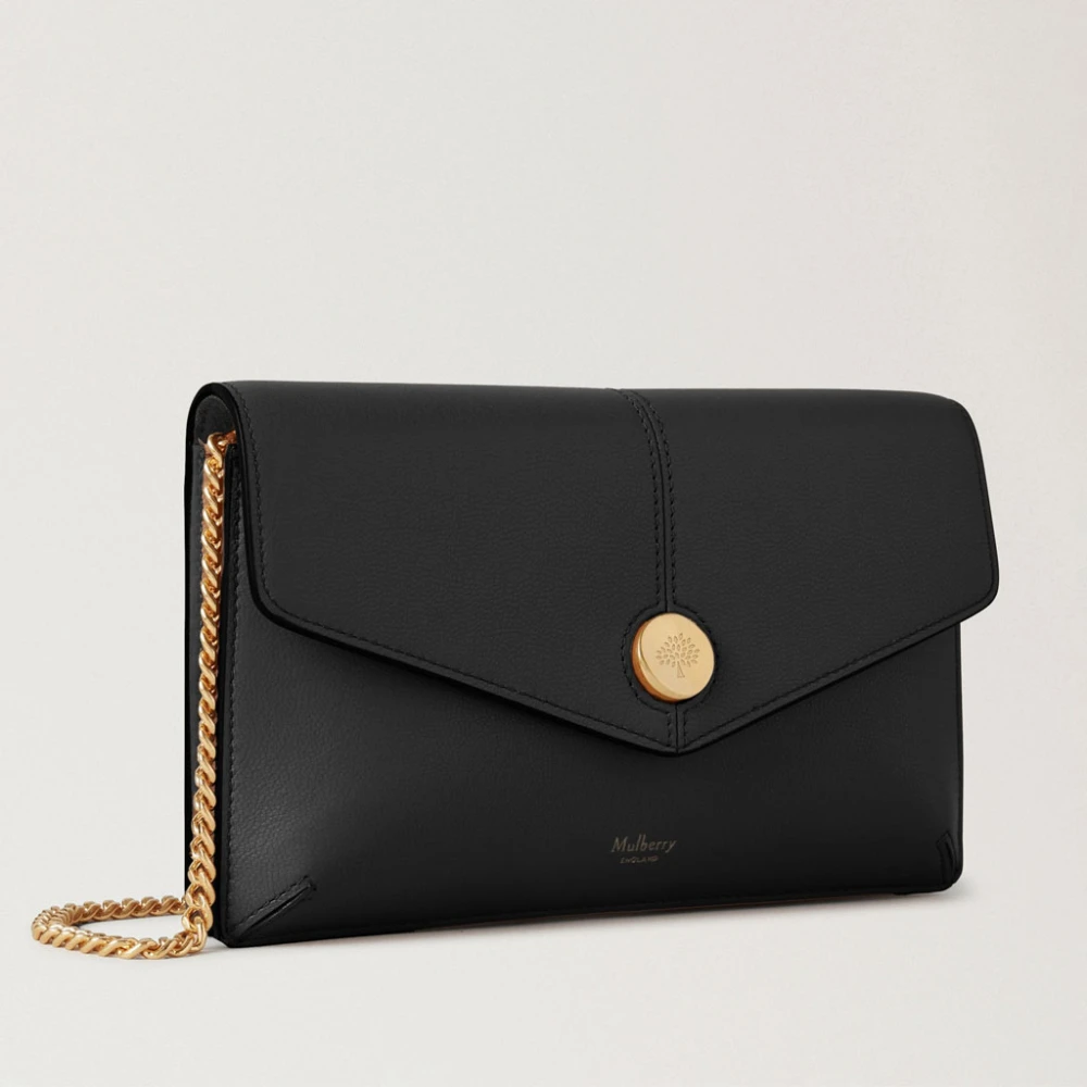 Mulberry Stud Pochette on Chain Zwart Black Dames