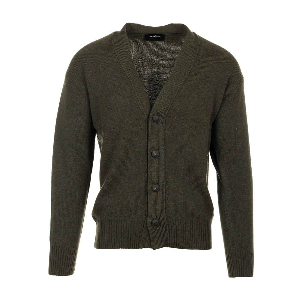 Gran Sasso Groene Cardigan Sweaters Green Heren