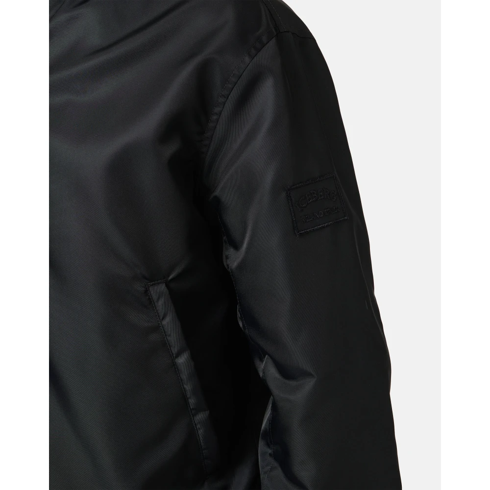 Iceberg Regular-fit zwart jack van polyester met GRS-certificering Black Heren