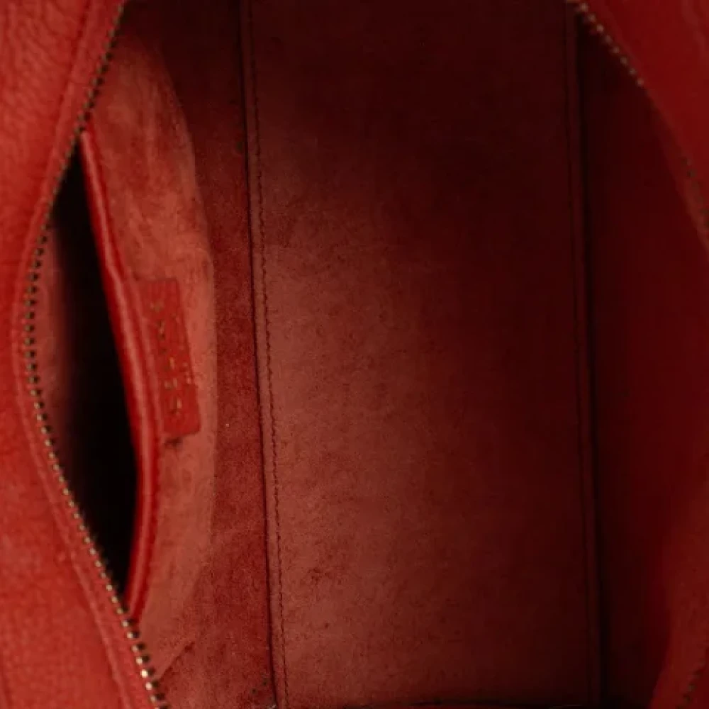 Celine Vintage Pre-owned Leather celine-bags Orange Dames