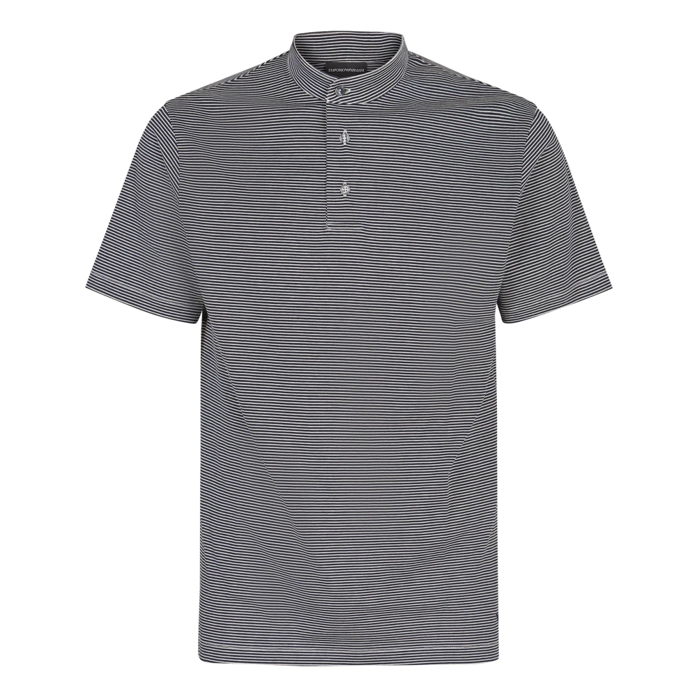 Emporio Armani Herren Schwarz Oberteile, K, Sgröße: