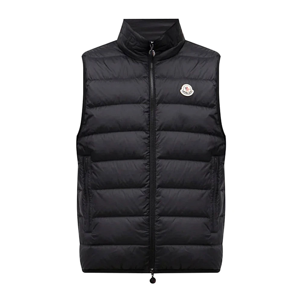 Moncler Black Giacca - Male - Waistcoats - S - Jackets