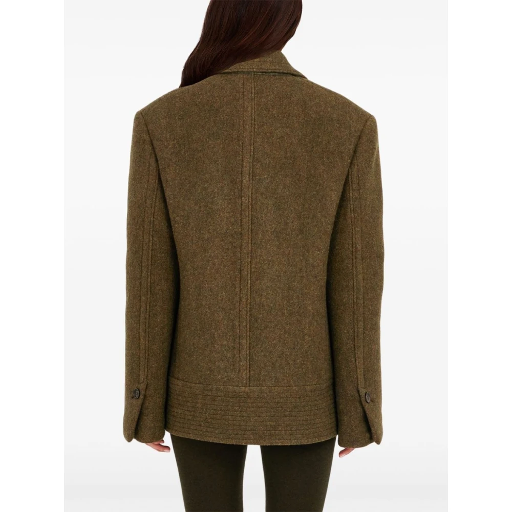 Salvatore Ferragamo Stijlvolle Jassen Collectie Green Dames