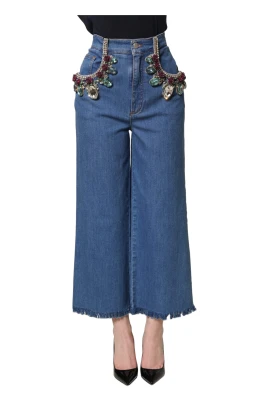 Vida Croppade Jeans i Denim