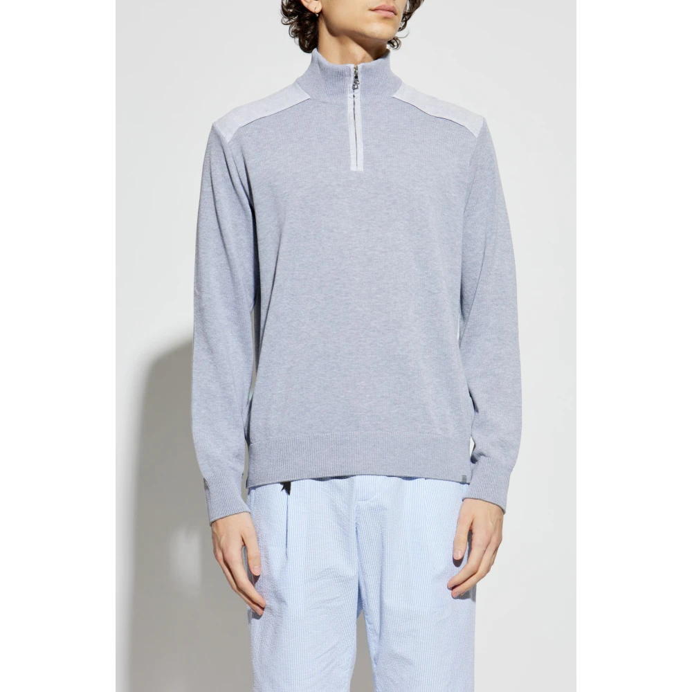 PAUL & SHARK Trui met ritssluiting in de hals Blue Heren
