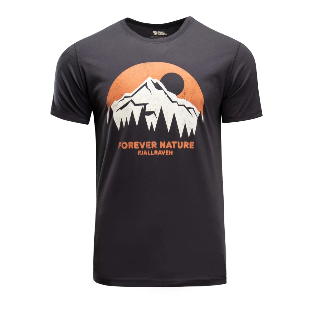 Fjällräven Heren T-shirt Regular Fit Navy Blauw Blue Heren