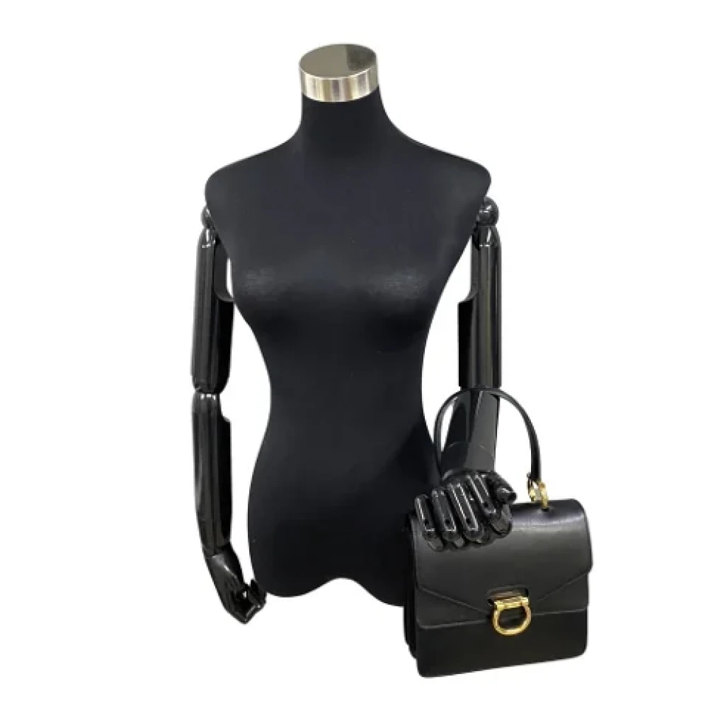 Celine Vintage Pre-owned Leather celine-bags Black Dames