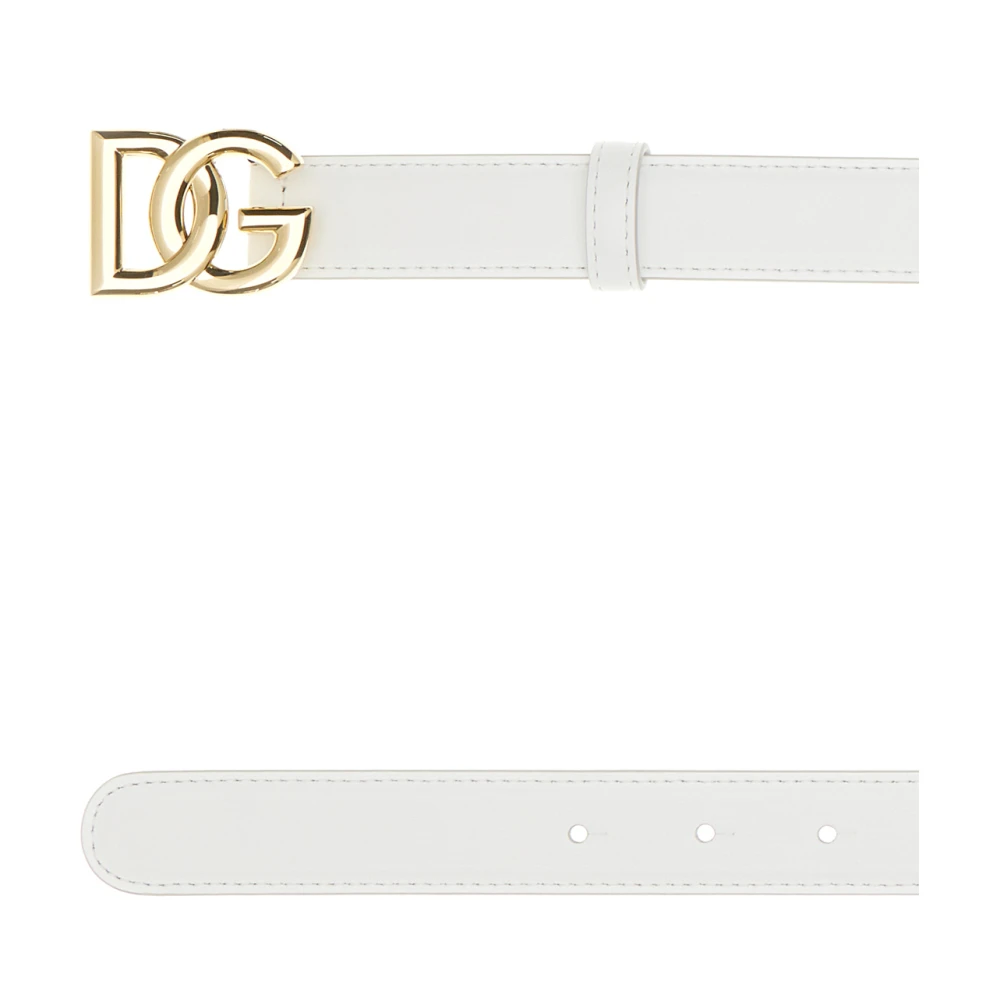 Dolce & Gabbana Stijlvolle Riemencollectie White Dames