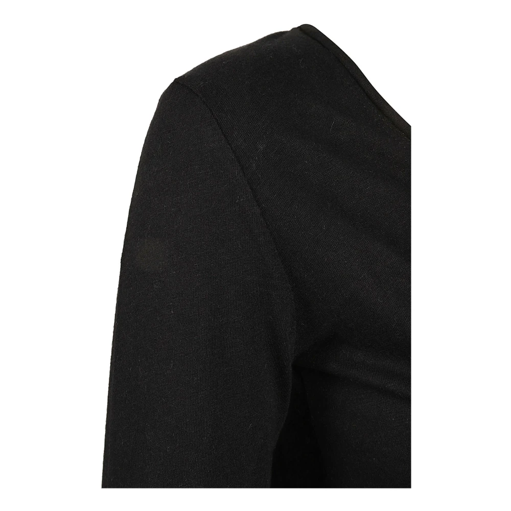 majestic filatures Zwarte Katoen Kasjmier T-shirts en Polos Black Dames