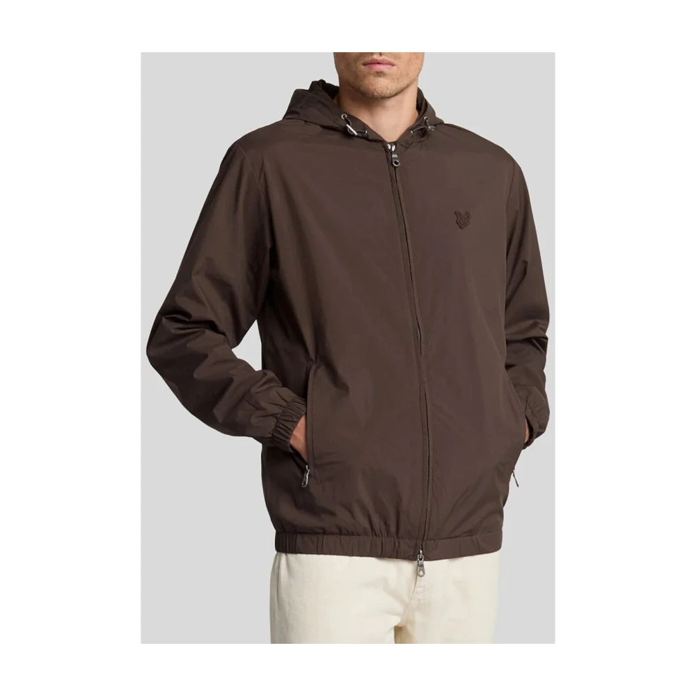 Lyle & Scott Groene Hooded Blazer Green Heren