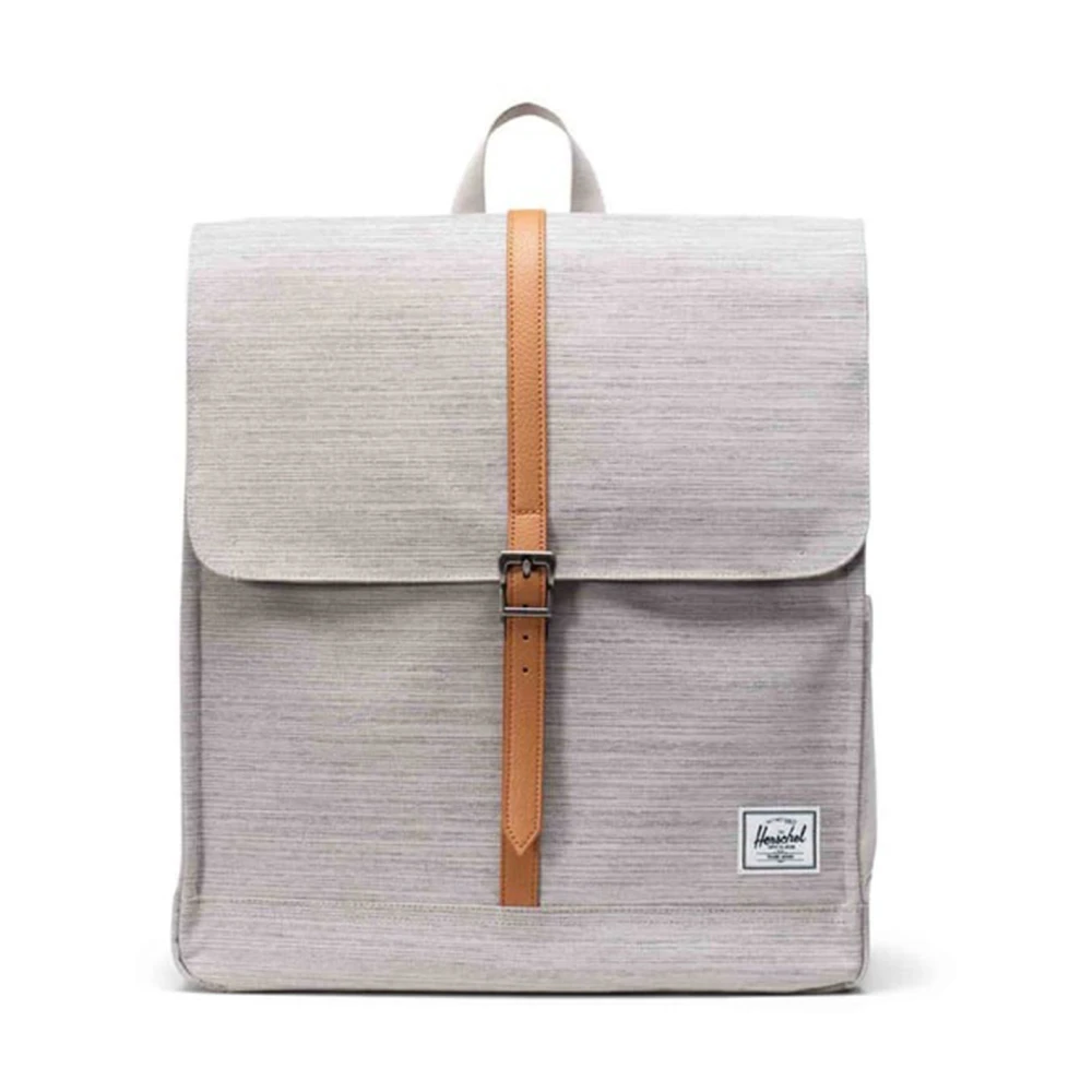 Herschel Men's Gray Backpacks, One Size, City Backpack In Cotton