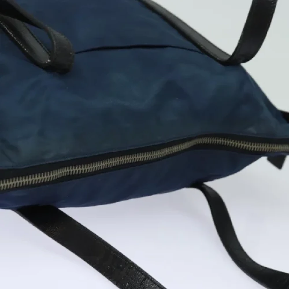Prada Vintage Pre-owned Nylon prada-bags Blue Dames