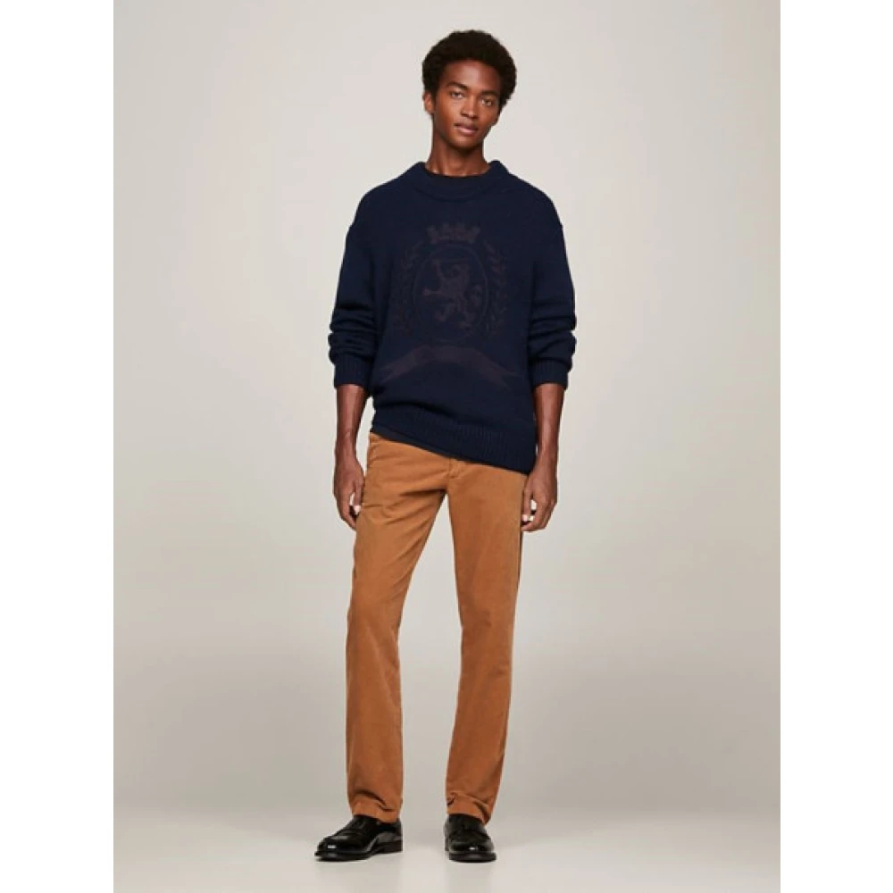 Tommy Hilfiger Corduroy Chino Broek Brown Heren
