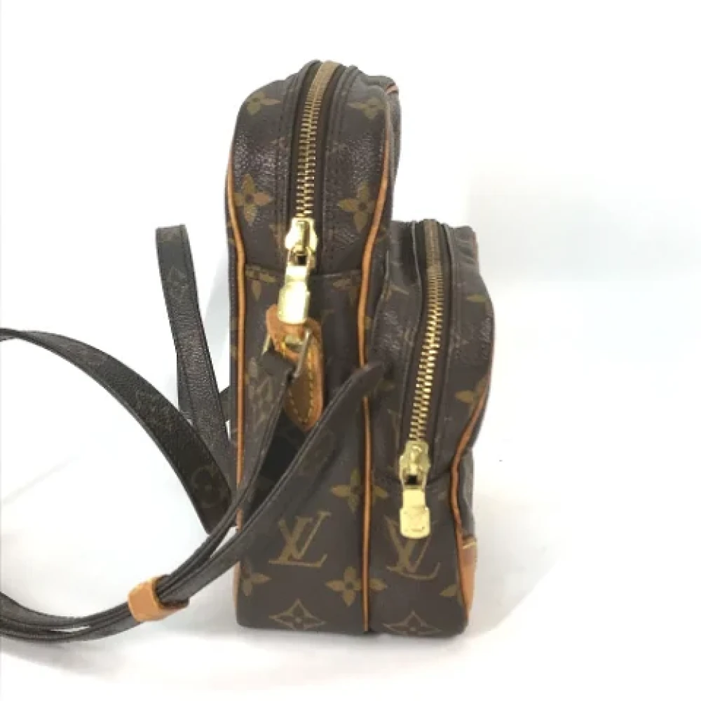 Louis Vuitton Vintage Pre-owned Cotton louis-vuitton-bags Brown Dames
