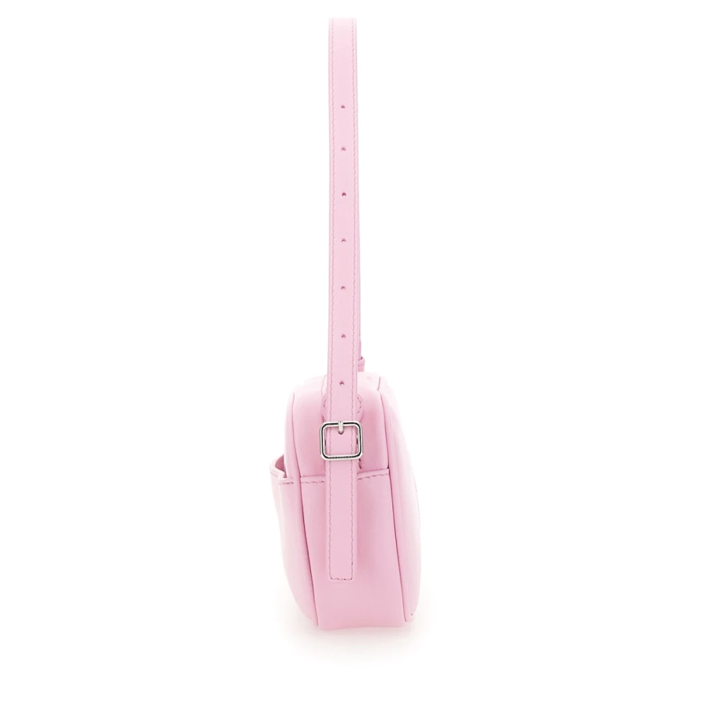 Courrèges Koeienhuid Leren Baguette Heruitgave Handtas Pink Dames