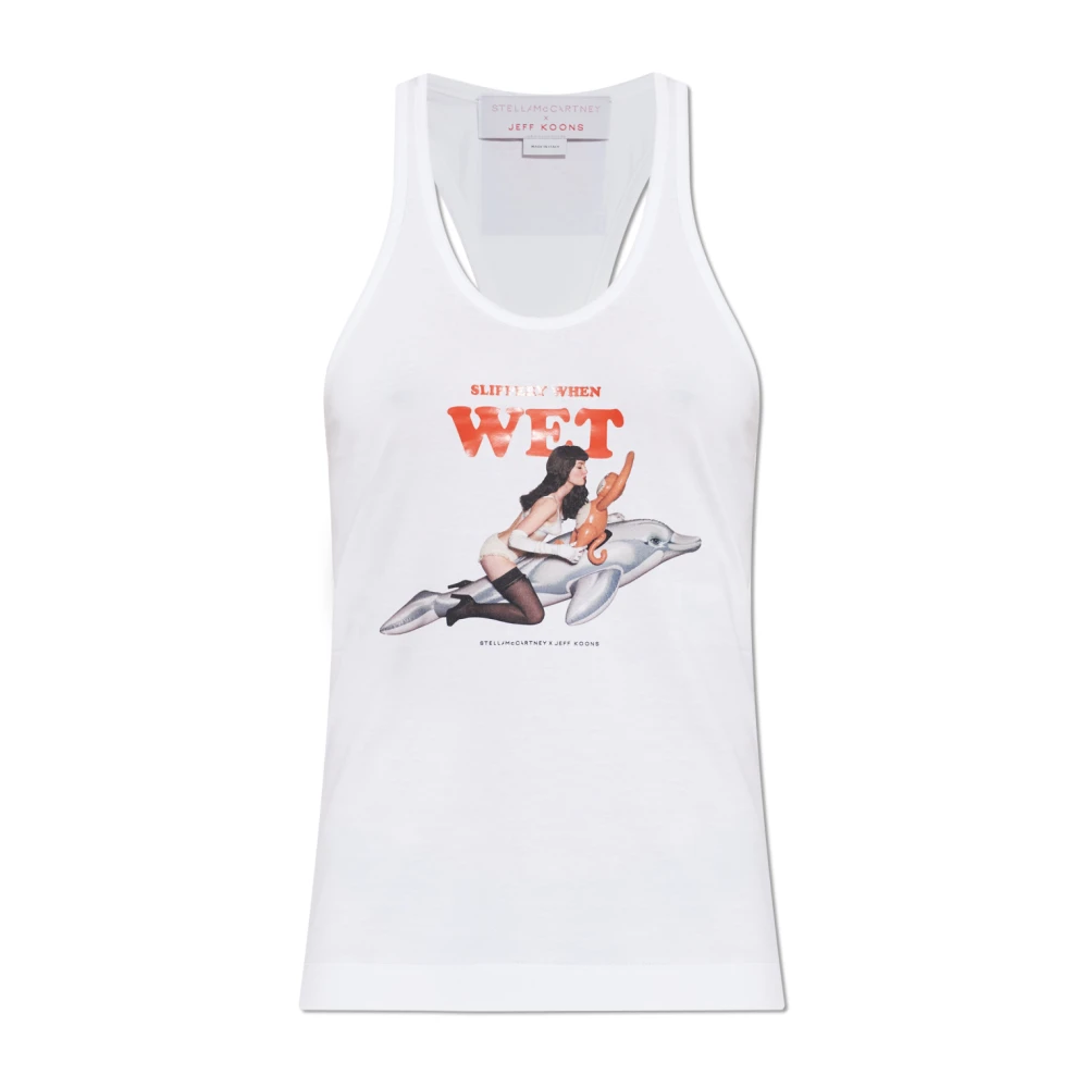 Stella Mccartney Femme Blanc - Tops > Sleeveless Tops