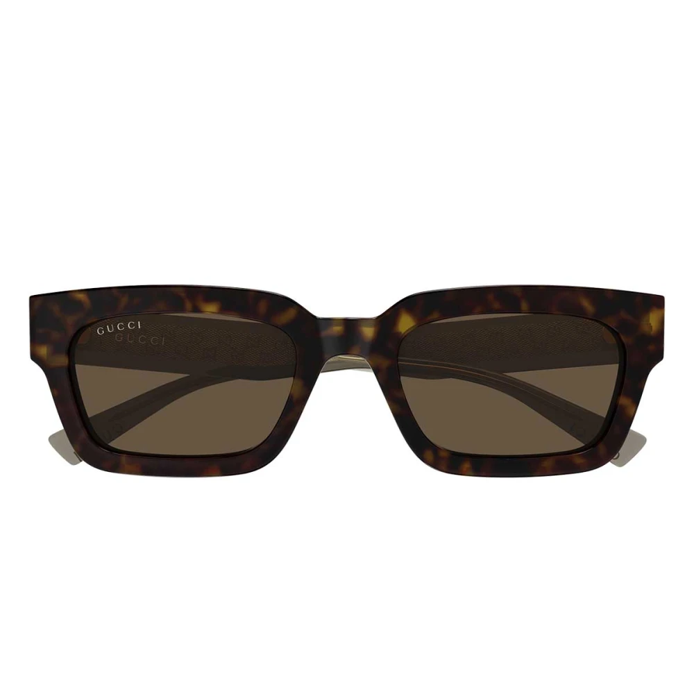 Gucci Men's Brown Square Sunglasses - Sunglasses - 53 Mm - Accessories