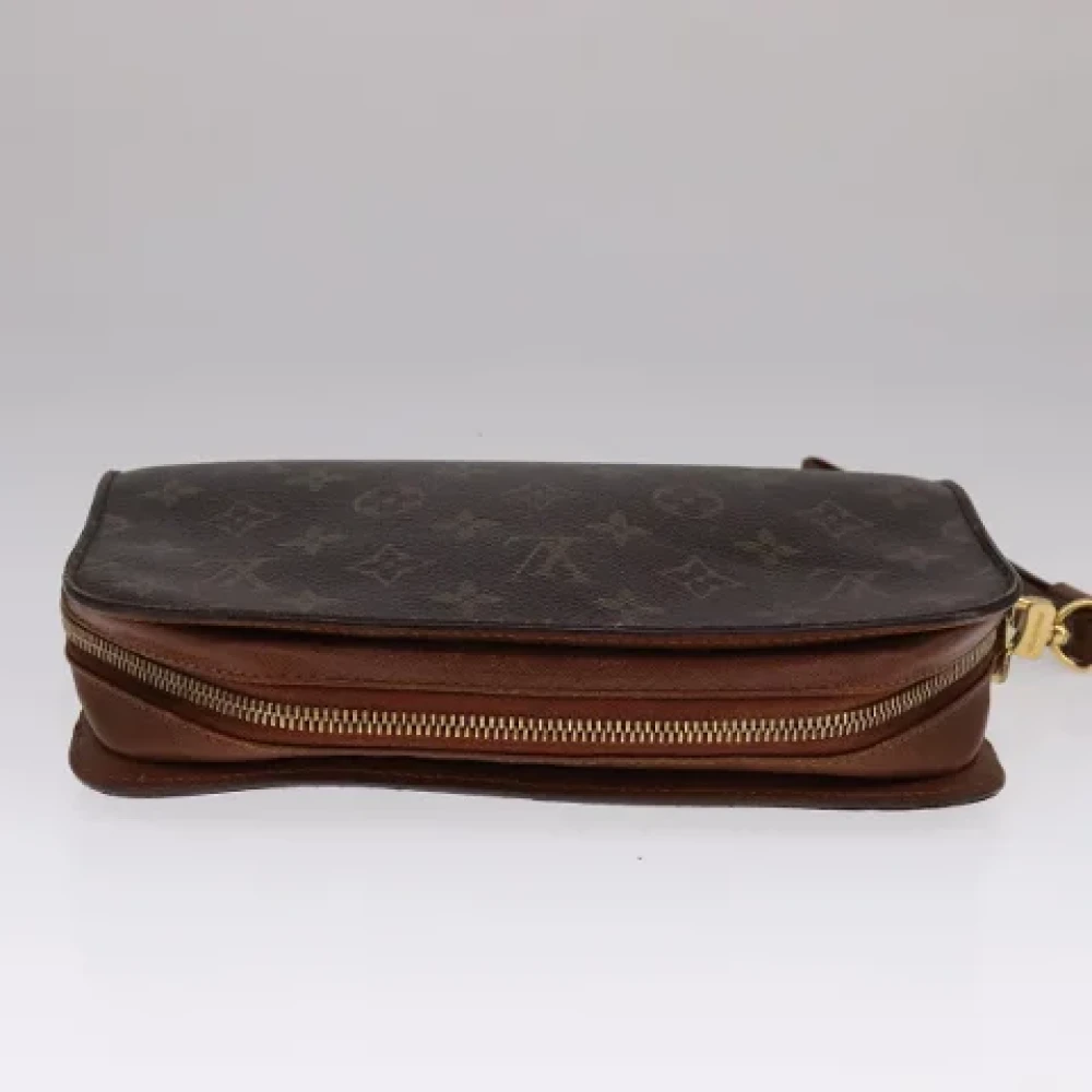 Louis Vuitton Vintage Pre-owned Canvas clutches Brown Dames