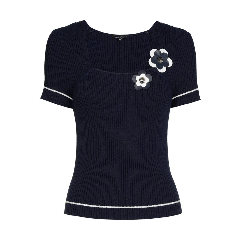 Caroline Biss Elegante Top Pullover voor Vrouwen Blue Dames