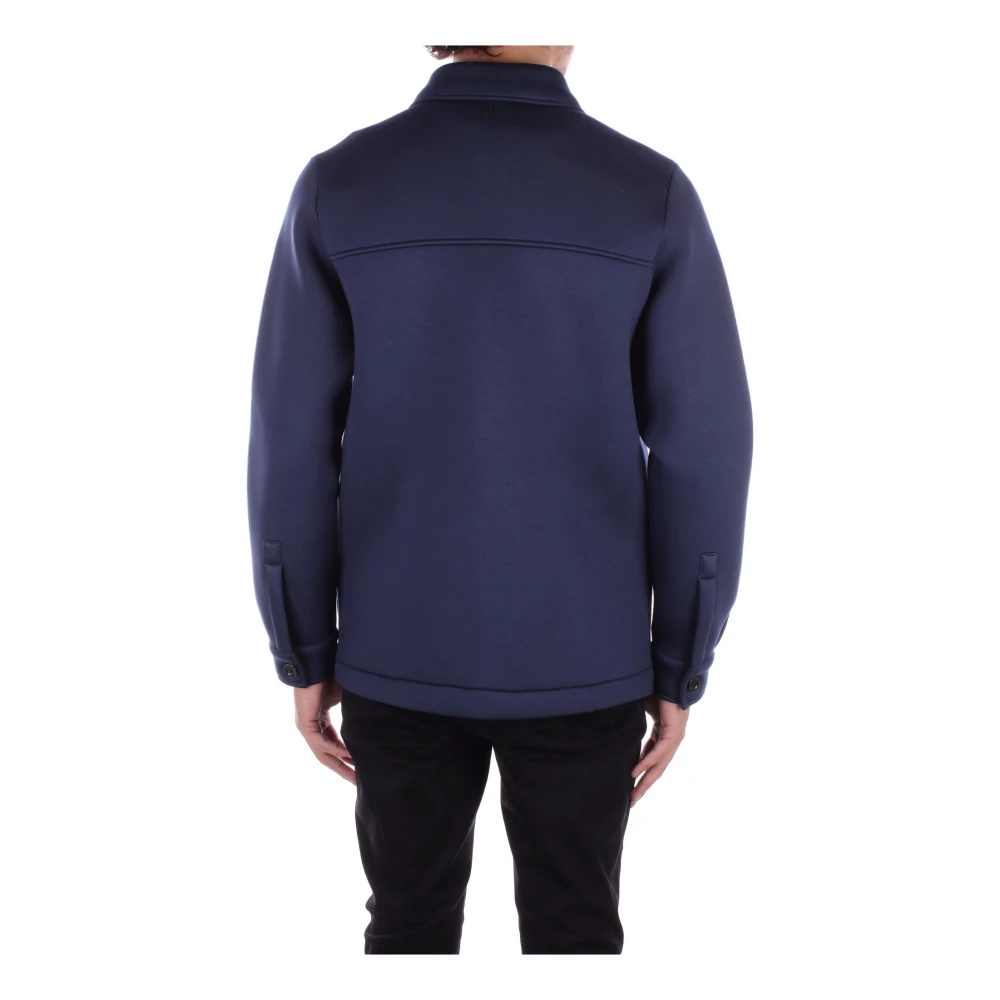 Dondup Logo Achterkant Knoopjas Blue Heren