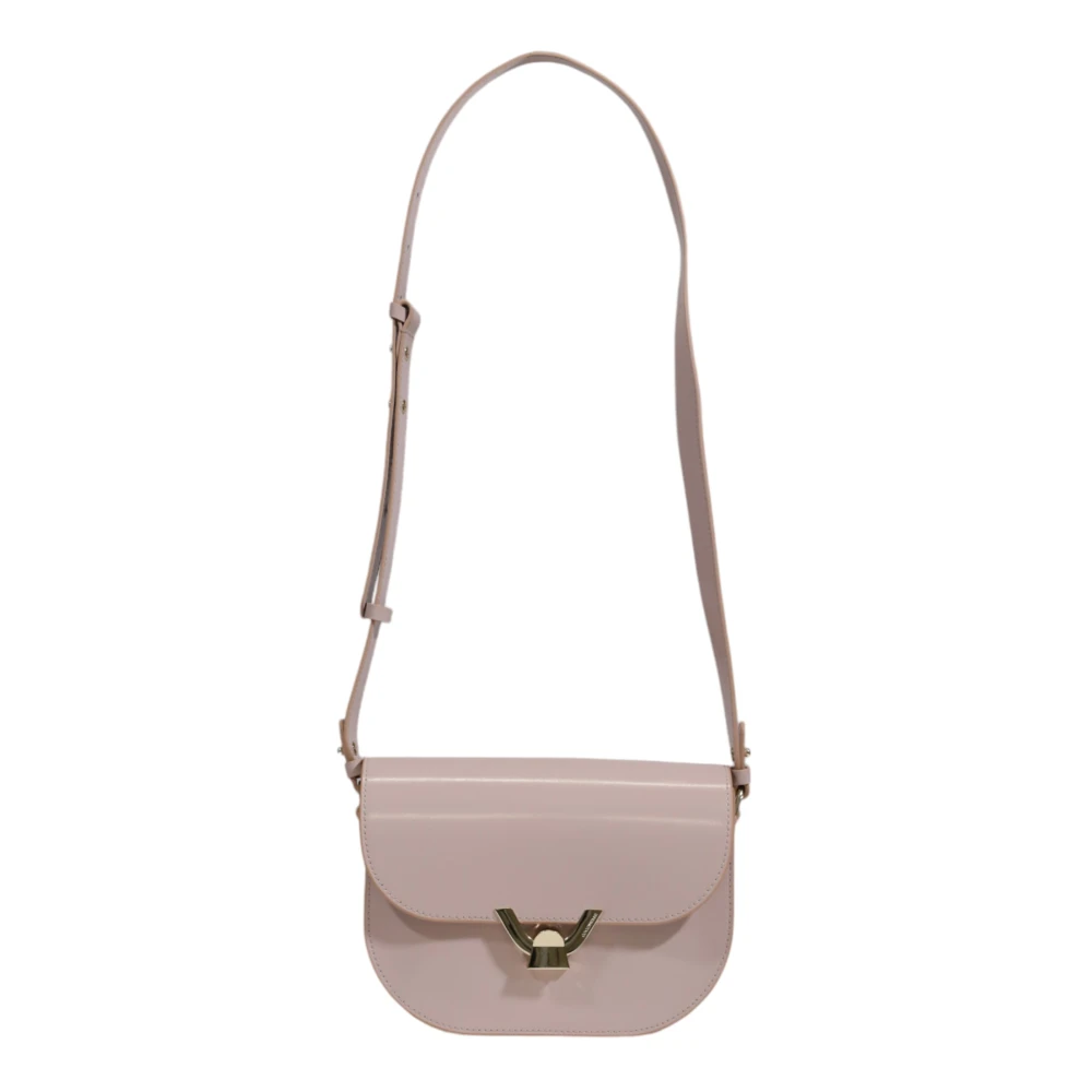 Coccinelle Glanzend Kalfsleer Dames Tas Pink Dames