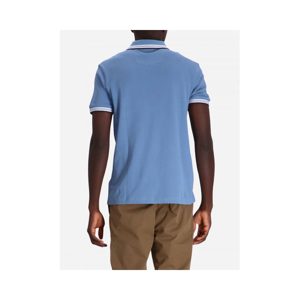 Hugo Boss Contrast Polo Shirt Regular Fit Blue Heren