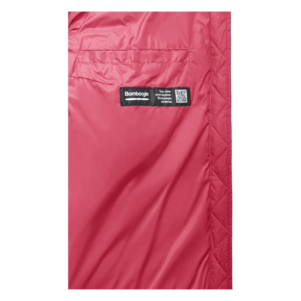 BomBoogie Riga Jas Nylon donsjas met hoge dichtheid Red Dames