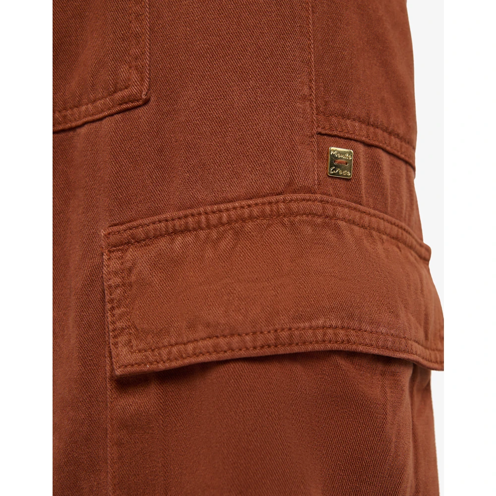 Manila Grace Cargo broek Art. P020Iu Brown Dames