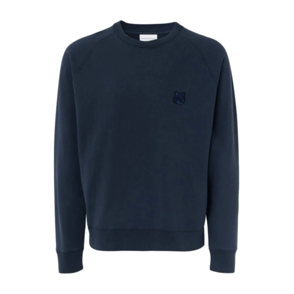 Maison Kitsuné Stijlvol Sweatshirt voor Modieuze Look Blue Heren