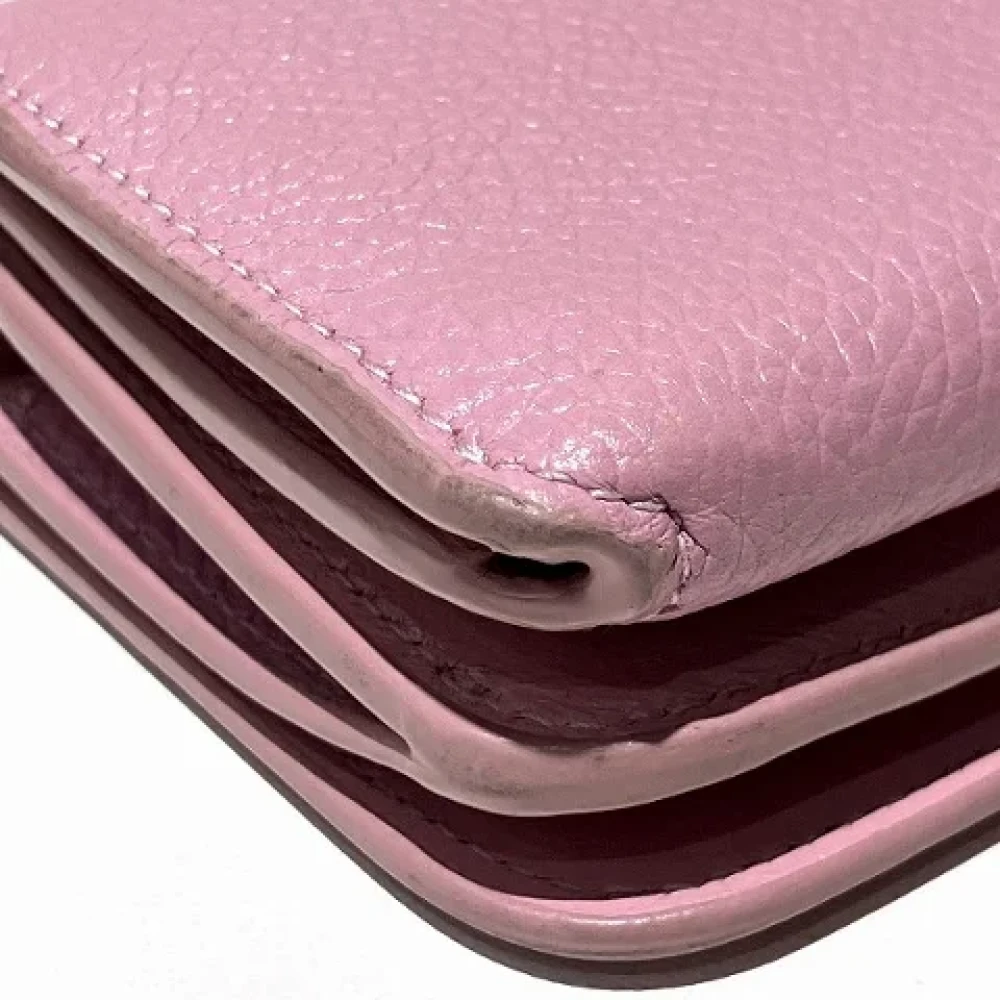 Balenciaga Vintage Pre-owned Leather wallets Pink Dames
