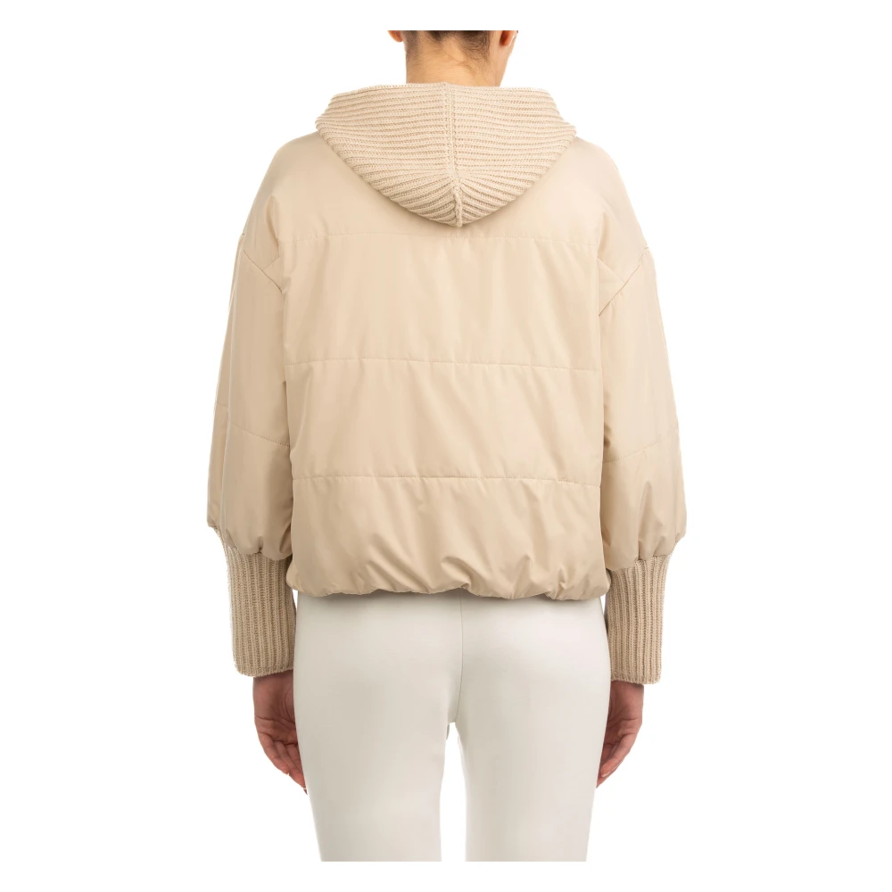 Le Tricot Perugia Honing Beige Jas Beige Dames