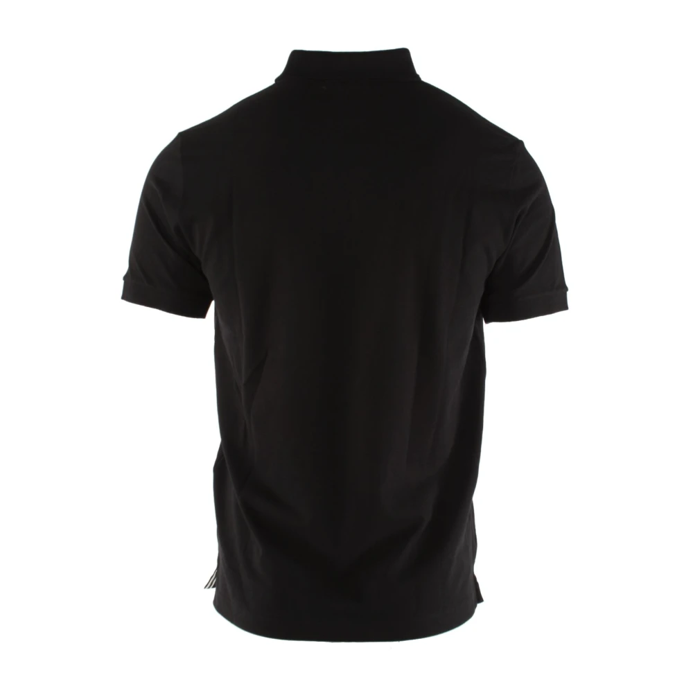 Stone Island Slim Fit Zwarte Polo Shirt Black Heren