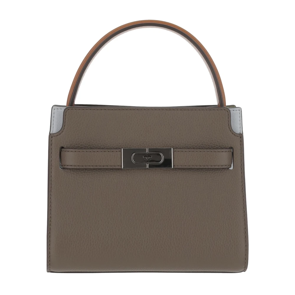 TORY BURCH Stijlvolle Crossbody Tas voor Dagelijks Gebruik Gray Dames