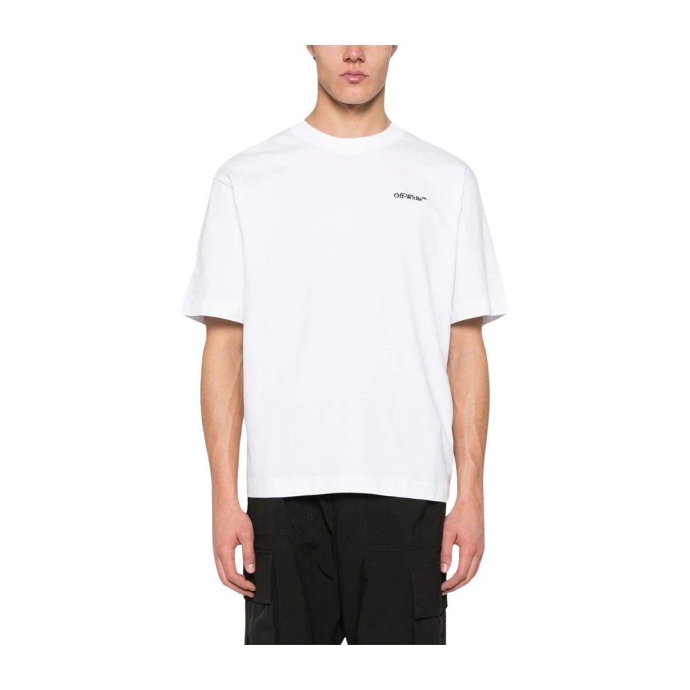 Off White Witte T-shirts & Polo's voor mannen White Heren