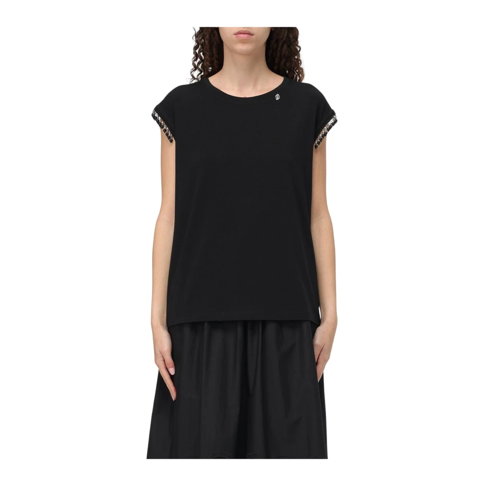 Liu Jo - Tops > T-Shirts - Black - Liu Jo - Modalova