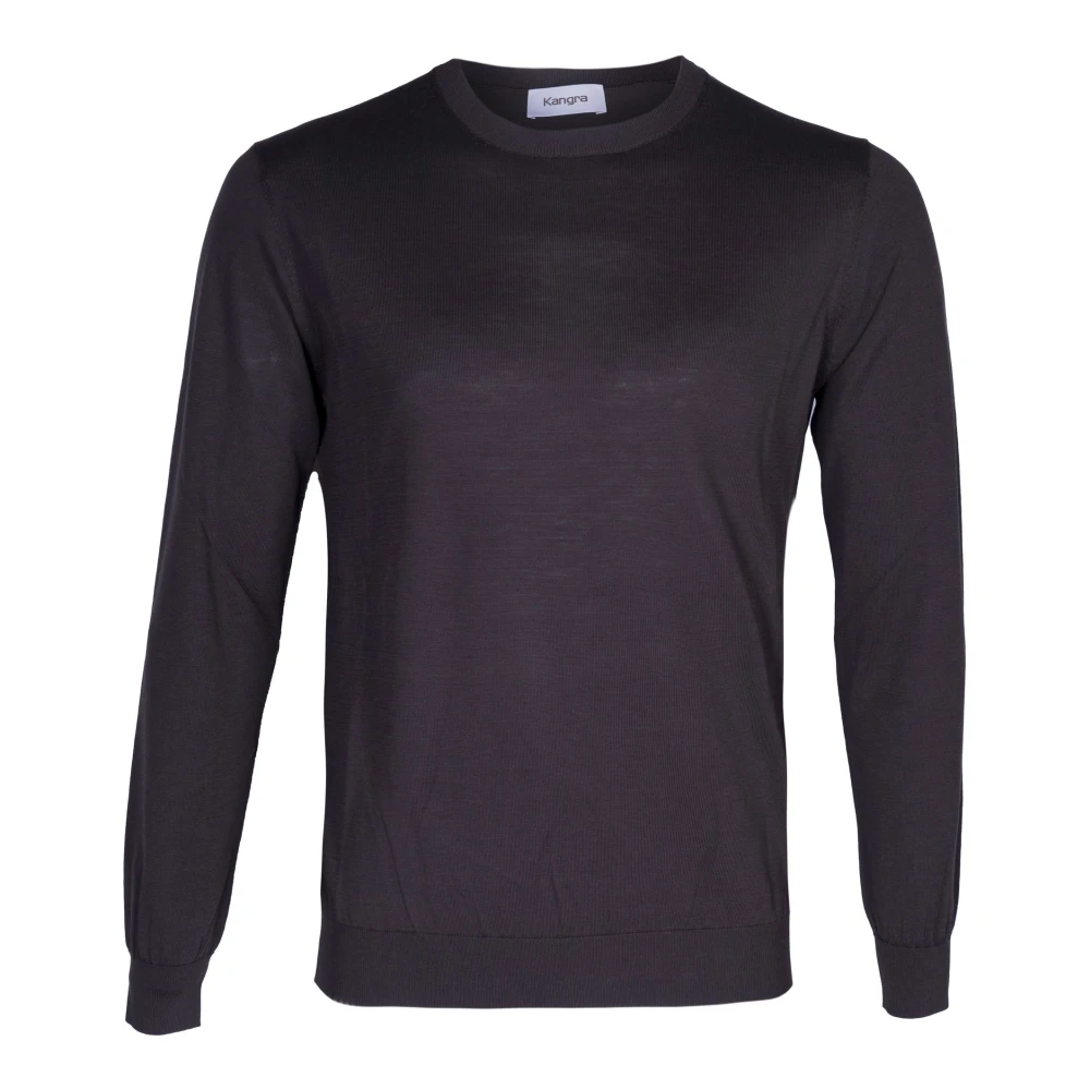 Kangra Men's Brown Round-Neck Knitwear - Round-Neck Knitwear - M - Knitwear