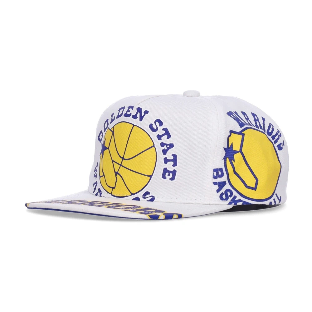Mitchell & Ness NBA In Your Face Golwar Cap White Heren
