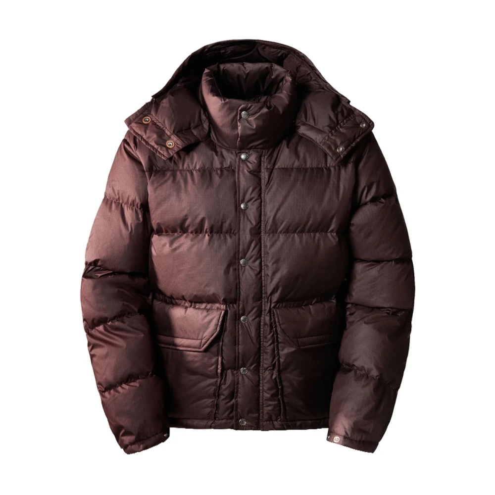 The North Face Men's Coal/Brown Heritage Down Jacket Zip