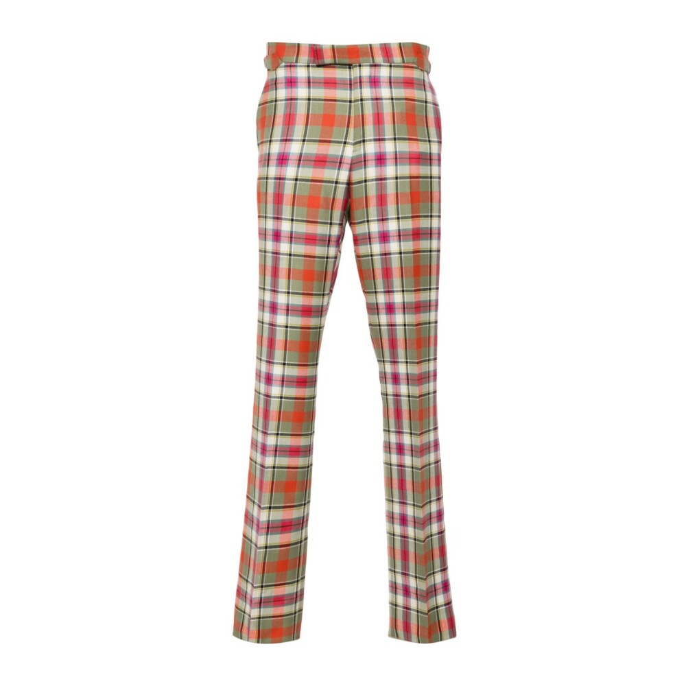 パンツ Vivienne Westwood Check Half Pants Vivienne Westwood plaid-check Pattern straight-leg Trousers