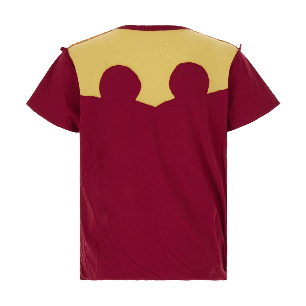 Maison Margiela Casual Katoenen T-Shirt Red Heren